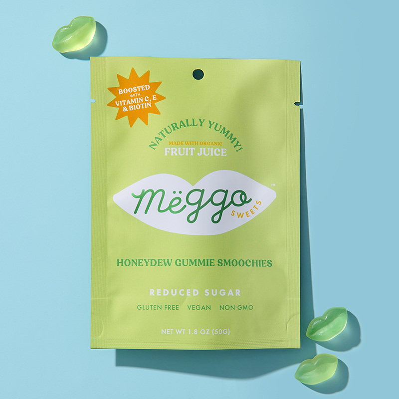 Meggo Sweets Honeydew Gummie Smoochies Packaging